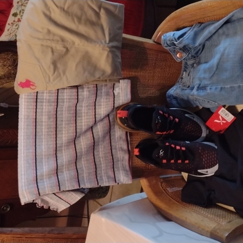 Package Deal. Nike's, Polo Jeans, Reg. Jeans, Abercrombie shirt, girls body suit